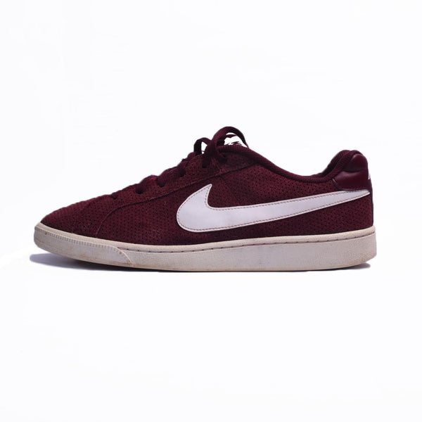 Nike Men Maroon Court Royale Suede Sneakers